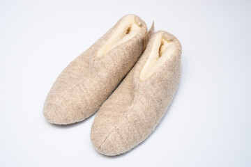 温かい冬用モコモコのスリッパ（インナーシューズ）