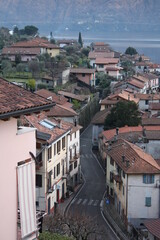 Obraz premium Ossuccio panorama on the road - Lake Como