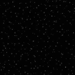 Dark background. Snow on a dark background. White round snow. Falling snow. The background is New Year's or Christmas. Overlays. Snowfall.  Snow-covered. Белые снежинки. 
