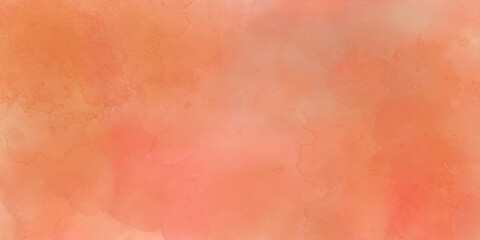 red wall texture and Warm orange beckground. Background image in old facade plaster with cracks