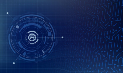 Modern technology background with place for text.