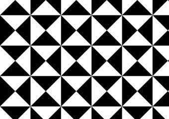 mat black and white pattern