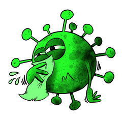 Covid Virus with a Cold