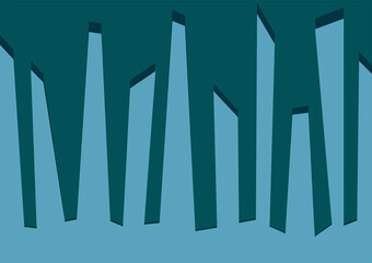 Minimalist background with abstract building silhouette pattern