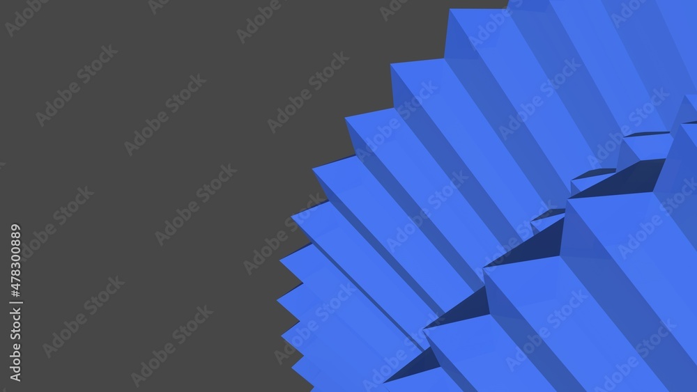 Poster an abstract pattern of primitive shapes. minimalism. rendering an image.