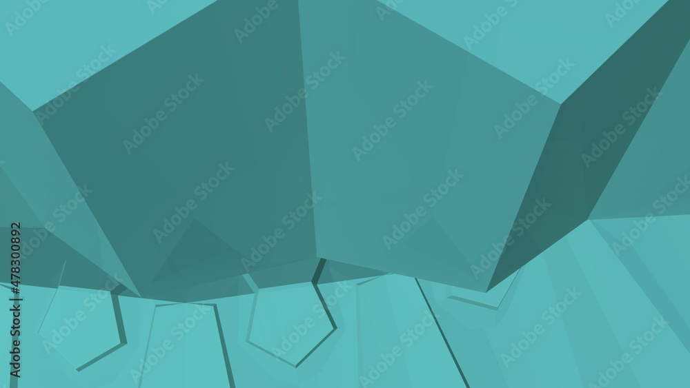 Poster an abstract pattern of primitive shapes. minimalism. rendering an image.