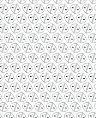 Seamless pattern with unique repeat elements