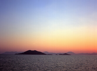 Obraz na płótnie Canvas Islands in the Mediterranean Sea, near Fethiye and Cali, Turkey