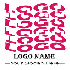 illustration design of logo and icon with pixel concept