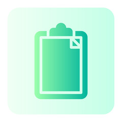 clipboard gradient icon