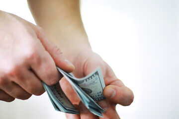 Group of money stack of 100 US dollars banknotes a lot of the background texture. Cash money in a large pile as a finance background.