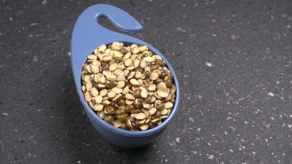 Green Mung Beans Also Know as Mung Dal, Vigna Radiata, Green Beans or Moong Dal isolated on White Background