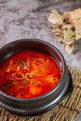 Dakgaejang, Korean style Spicy Chicken Soup
