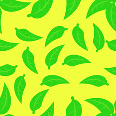 arranged leaves form a cool pattern