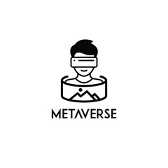 Minimal Metaverse Logo Design | Metaverse Icon 