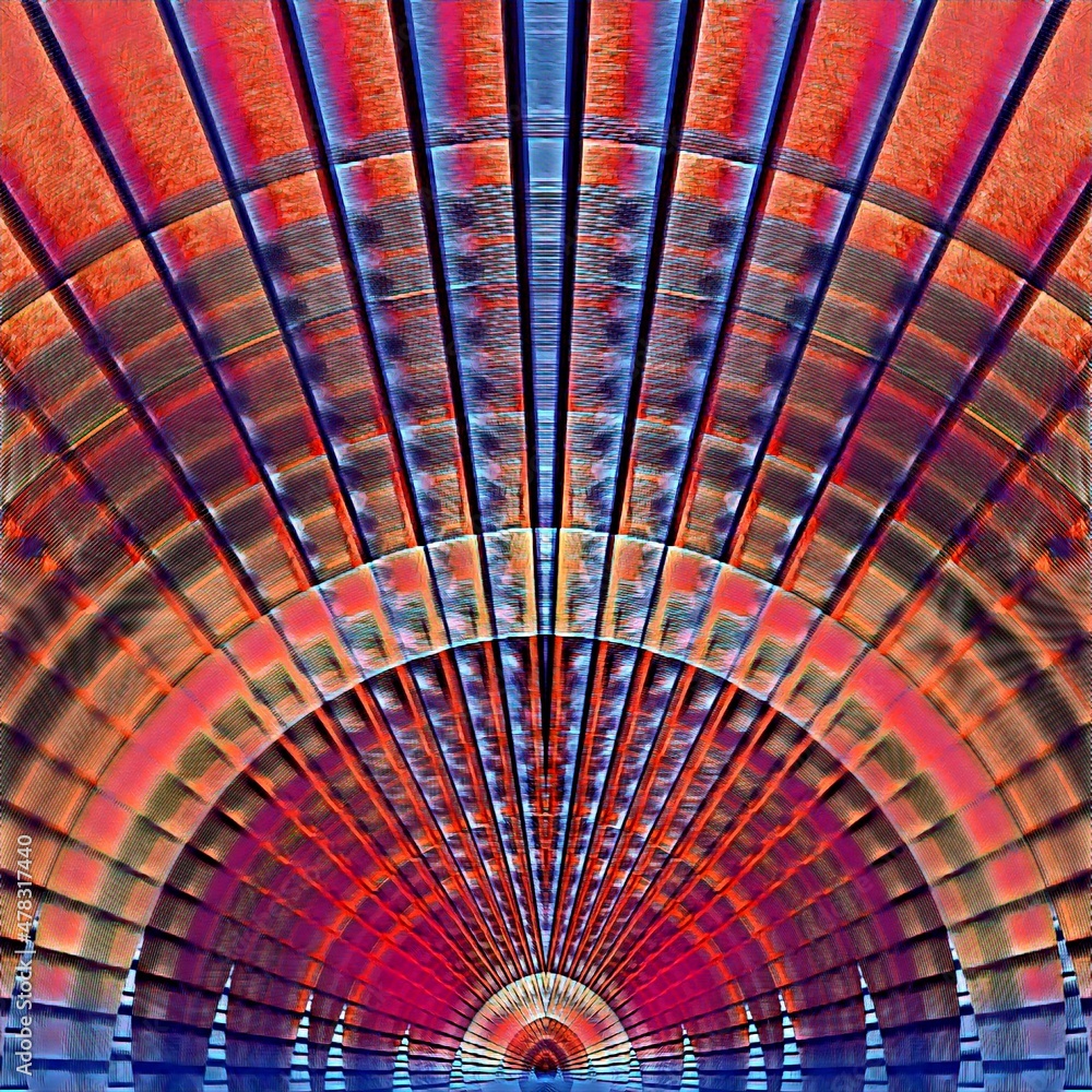 Poster diversity and many colourful variations of engineering roof structure design