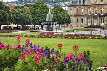Schlossplatz in Stuttgart. Germany