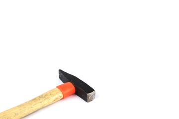 Hammer on white background