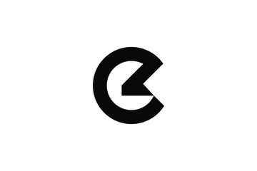 Fototapeta CZ monogram initials letter logo concept. ZC letter logo design on luxury background. CZ icon design. ZC trendy and Professional black color letter icon design on white background. C Z ZC CZ obraz
