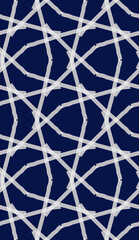 Shibori seamless pattern fabric