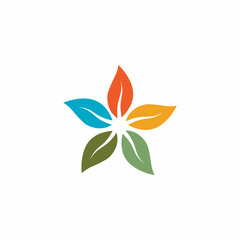 Leaf icon Vector Illustration design Logo template