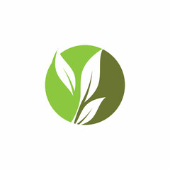 Leaf icon Vector Illustration design Logo template
