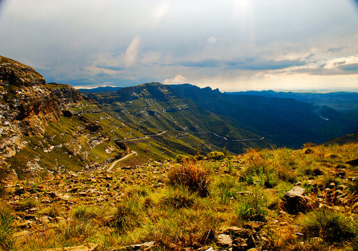 Kingdoom of Lesotho in Africa is the country of the high mountains, pass, rivers, waterfalls and untouched lanscape