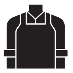 apron glyph icon