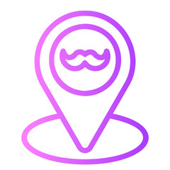 location pin gradient icon