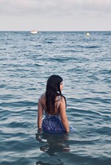girl on the sea