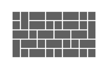 Photo collage frames template. Photo collage frames template for family design. Horizontal vector collage layout for photo montage.