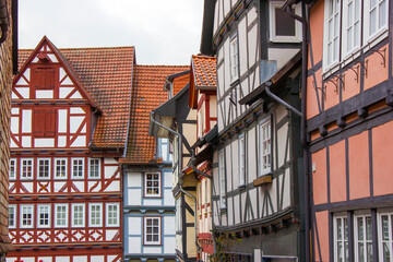 The Town of Bad Sooden Allendorf in the Werra Valley in Germany