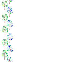 北欧風の可愛い木の壁紙、フレーム