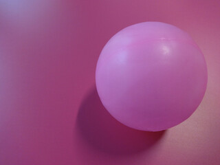 Pink Ball on a Pink Background