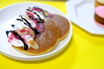 デザート　パンケーキ