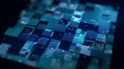 Scanning a QR code. Abstract Animation of QR code data scanning and processing and digital interface. Online security concept digitally generated image. - Powered by Adobe