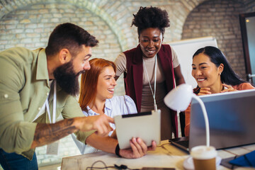 Business project team working together at meeting room at office.