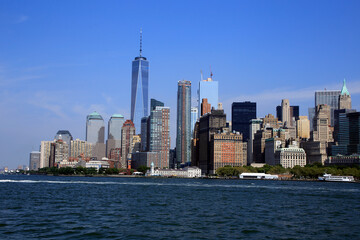 Fototapeta na wymiar 1 WTC, One World Observatory, Lower Manhattan, New York City, New York, United States