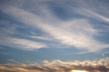 Dramatic sky and clouds background