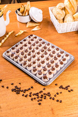 Delicious Bakery Bread Patisserie Coffee Food Menu Gourmet Meal Sweet Dessert Chocolate Strawberry Lemon Flour Cake Pie Piece Chicken Fry Cheese Pizza 