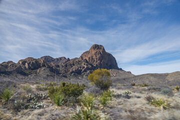 Rock formations at Big Bend National Park, Texas, USA