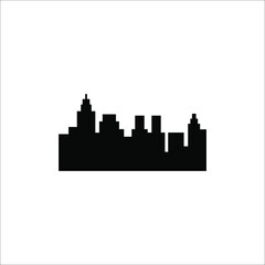 silhouette building logo