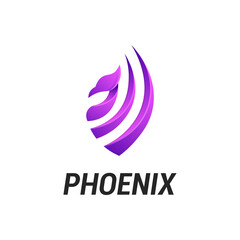 Phoenix colorful logo vector