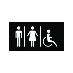 Toilet icon sign vector illustration. vector eps 10