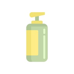 Cream dispenser icon flat isolated vector