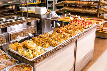 Delicious Bakery Bread Patisserie Coffee Food Menu Gourmet Meal Sweet Dessert Chocolate Strawberry Lemon Flour Cake Pie Piece Chicken Fry Cheese Pizza 