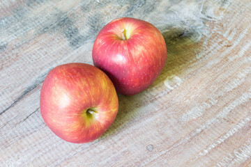 Close up red apple