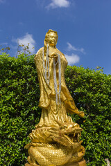 Obraz premium Guanyin Statue in Wat Ban Rai , Nakhon Ratchasima province, Thailand