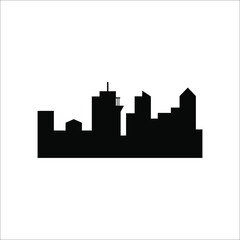 silhouette building logo