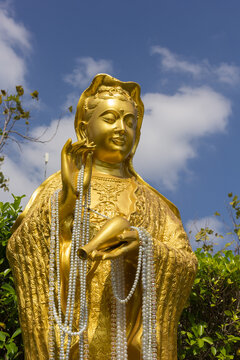 Guanyin Statue in Wat Ban Rai , Nakhon Ratchasima province, Thailand